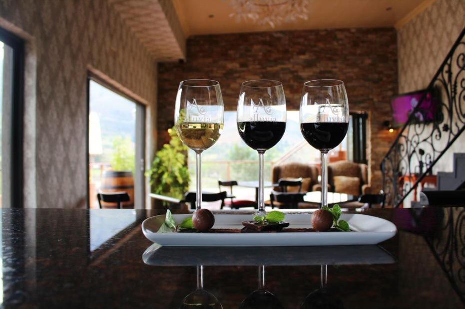 Alluvia Boutique Winery & Luxury Accommodation Stellenbosch Exterior foto Wine tasting
